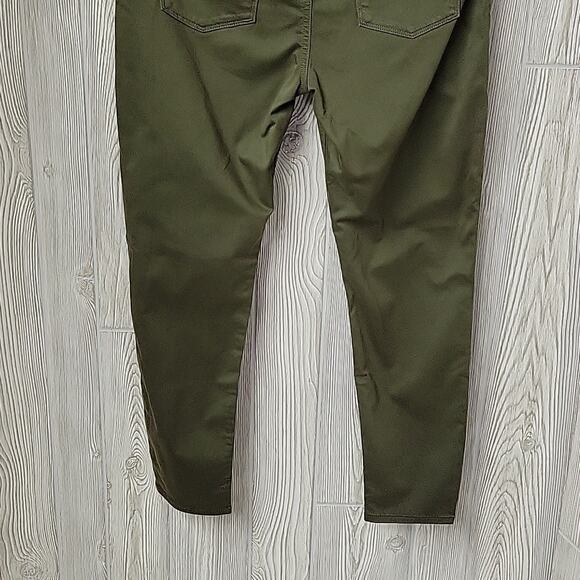 Hudson Nico Super Skinny Jeans Olive Green Womens Size 32 - Picture 7 of 13